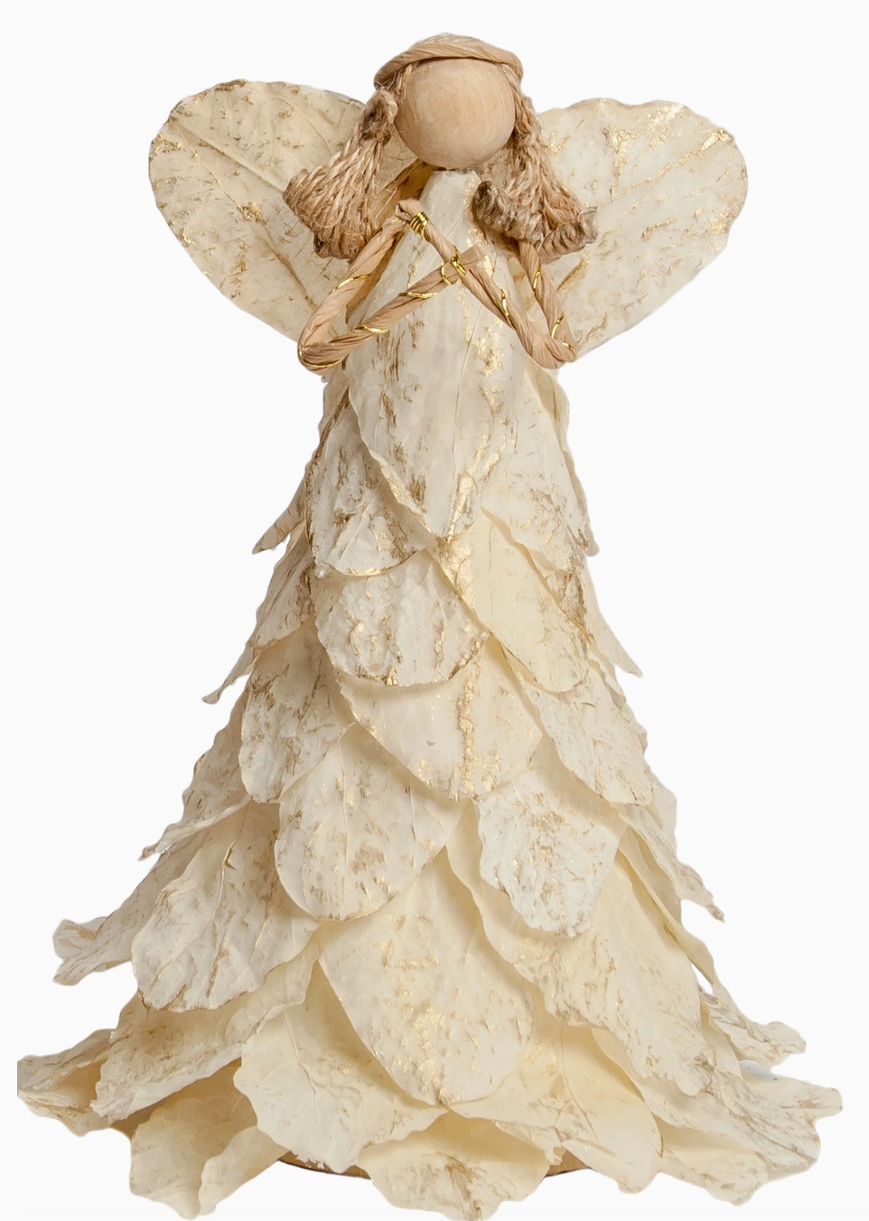 5" Butterfly Leaf Angel Ornament