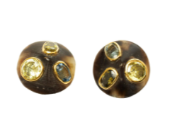 3 Stone Nile Earrings