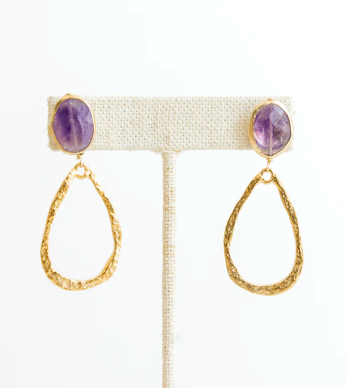 Juliette Amethyst Earring