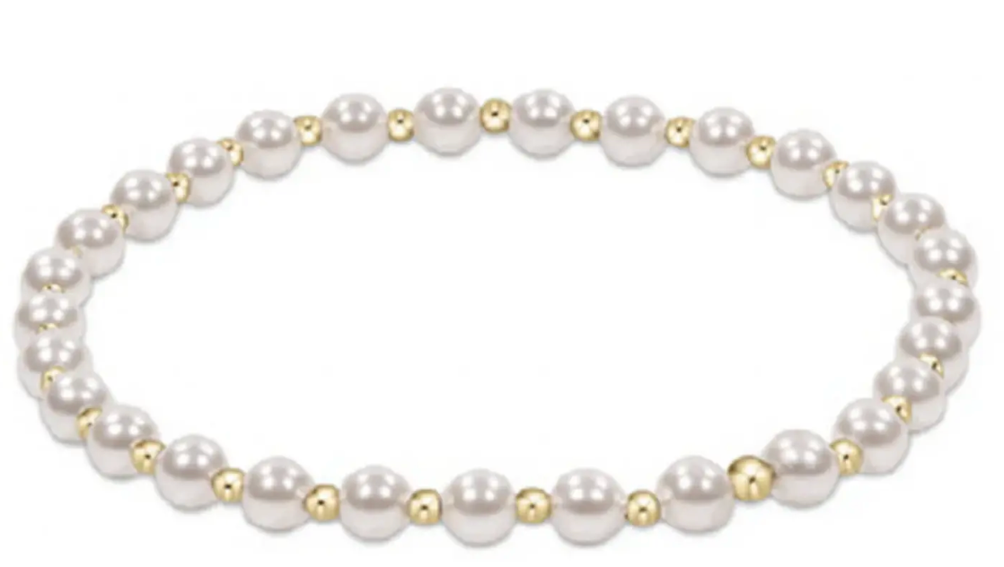 Pearl Grateful Pattern 4mm