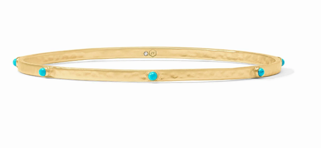 Crescent Stone Bangle