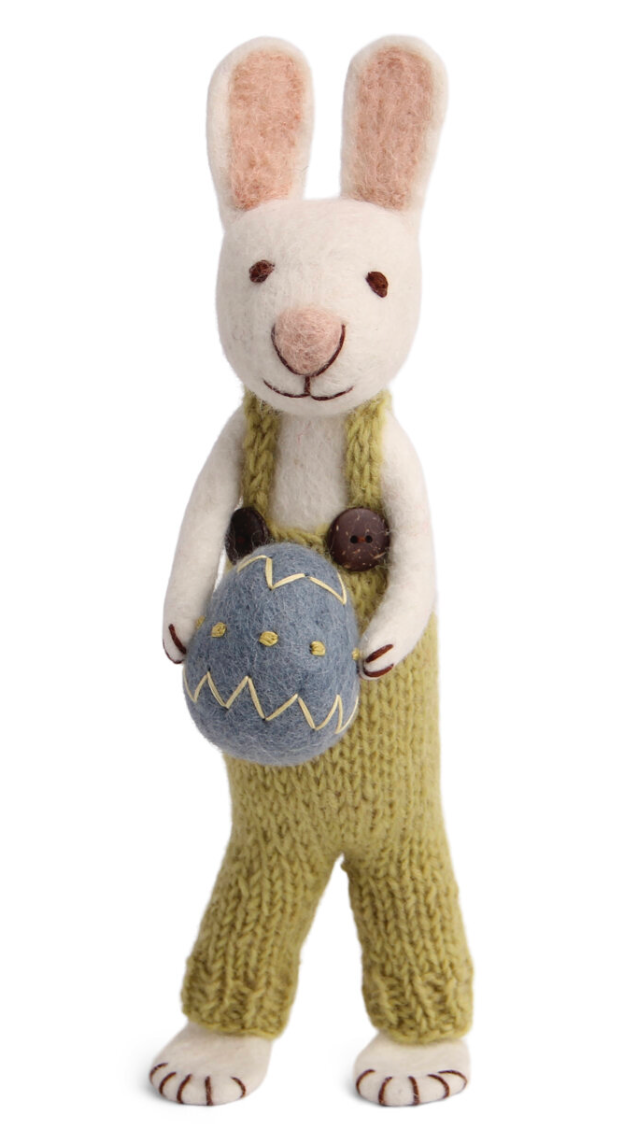 Bunny with Pants and Egg