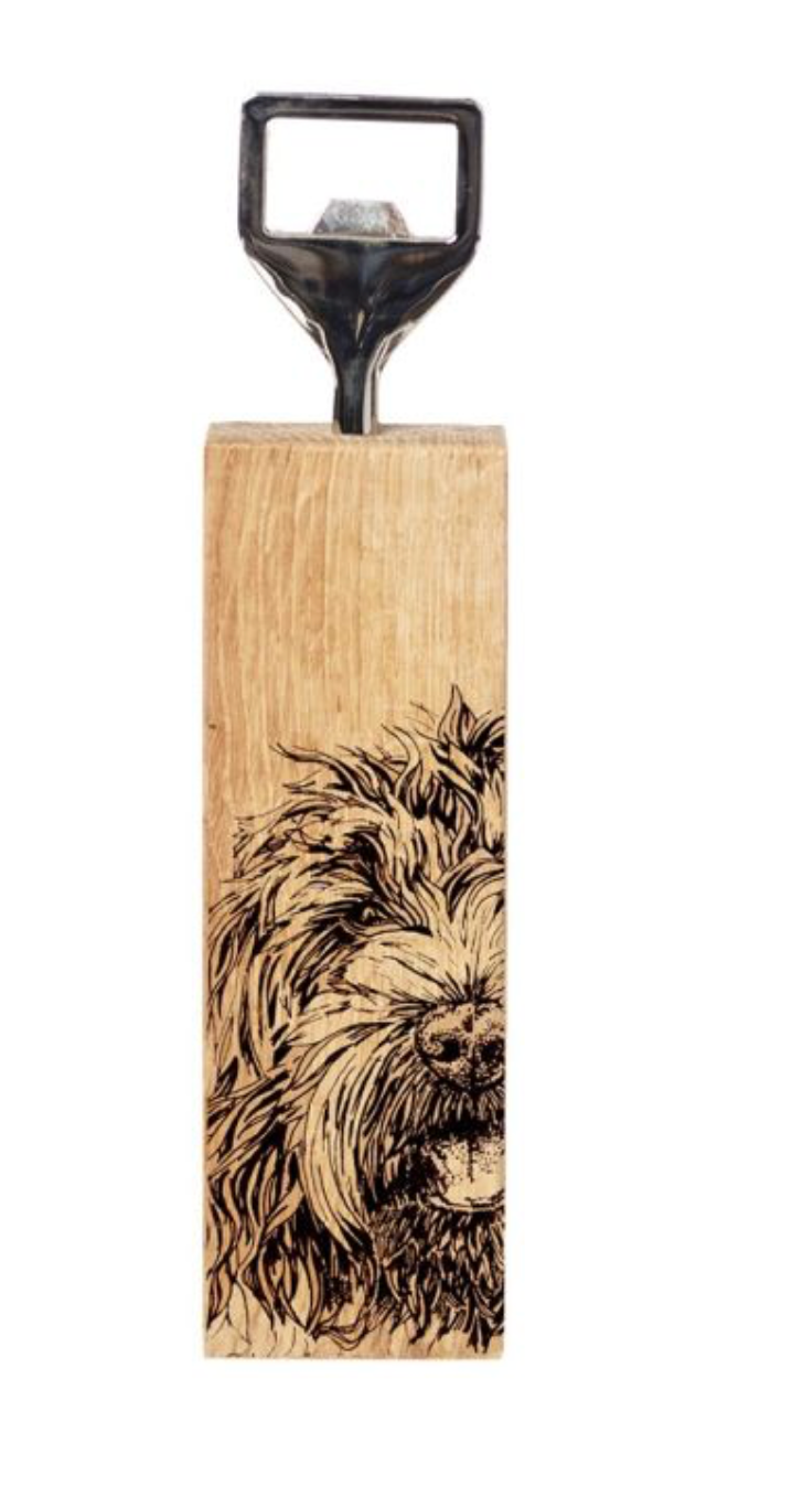 Oak Bottle Opener