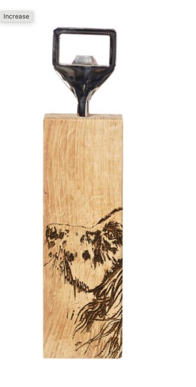 Oak Bottle Opener