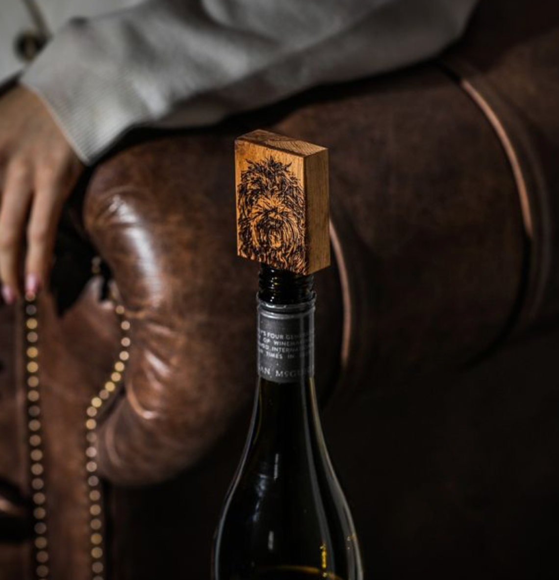 Oak Bottle Stopper