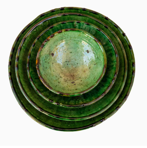 Tamegroute Bowl, Small Green