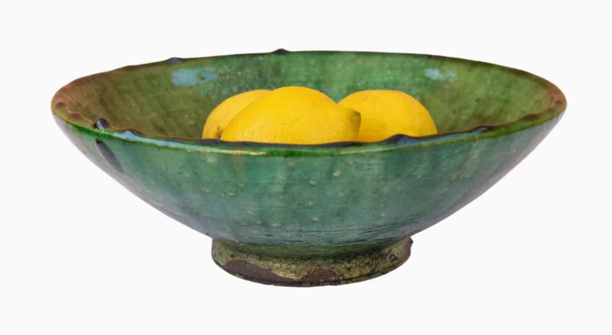 Tamegroute Bowl, Small Green