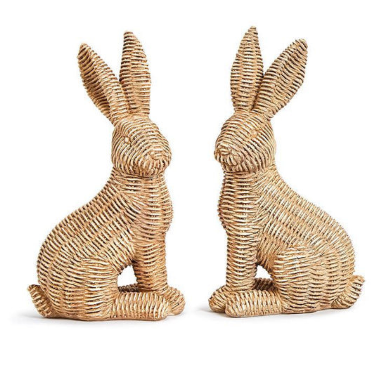Rattan Pattern Easter Bunnies