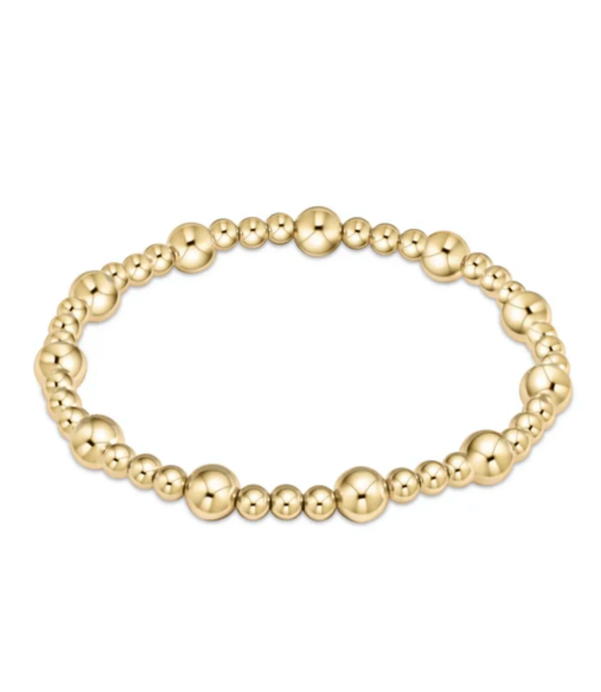 Enewton Extends - Classic Sincerity Pattern 6mm Bead Bracelet - Gold