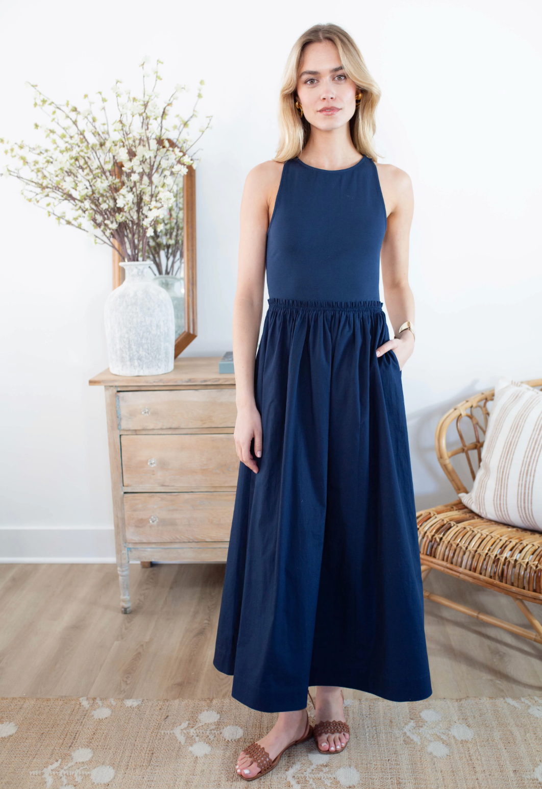Mixi Dress - Navy