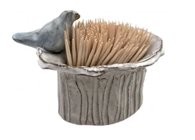 Pottery Toothpick Holder