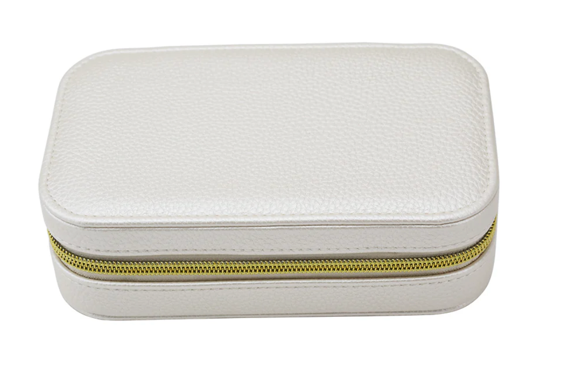 Leah Rectangle Travel Jewelry Case