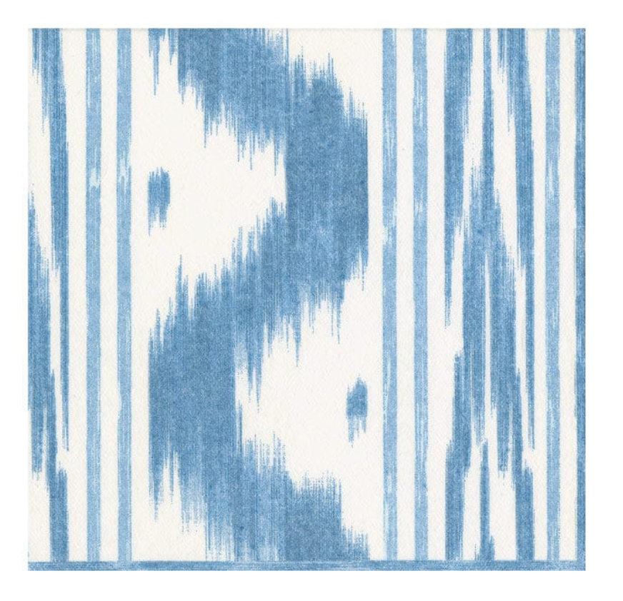 Toile De Nantes Blue-Paper Linen