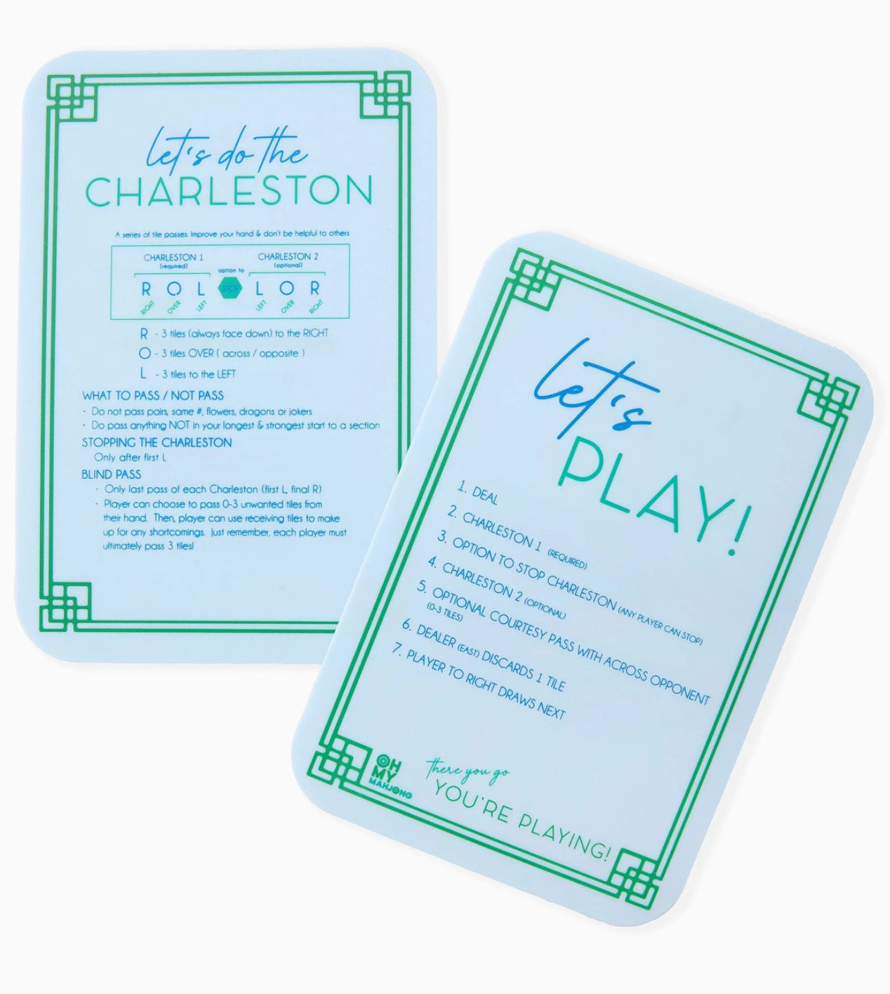 Light blue Mahjong Shufflers