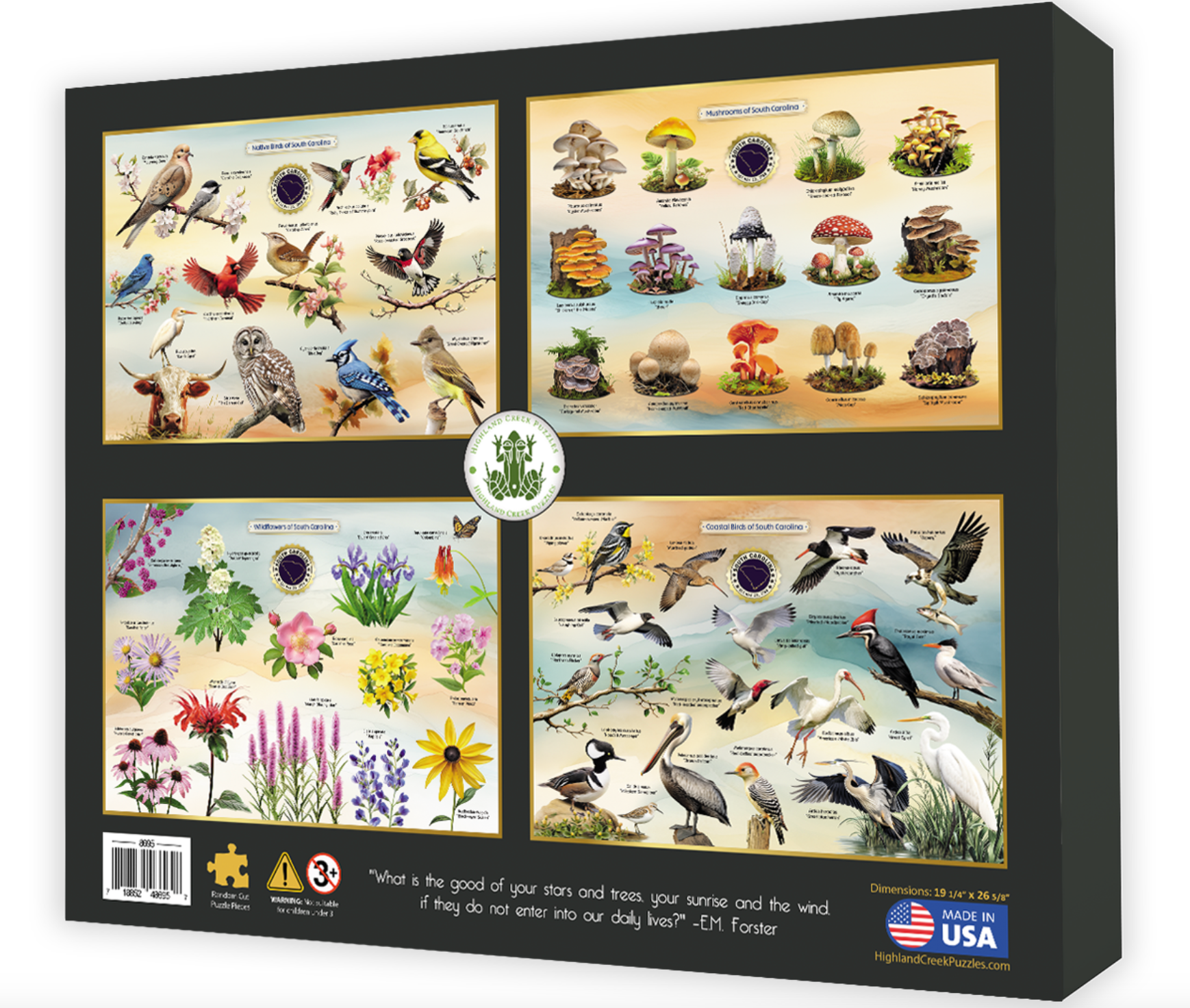 Aquatic Life of South Carolina Jigsaw Puzzle