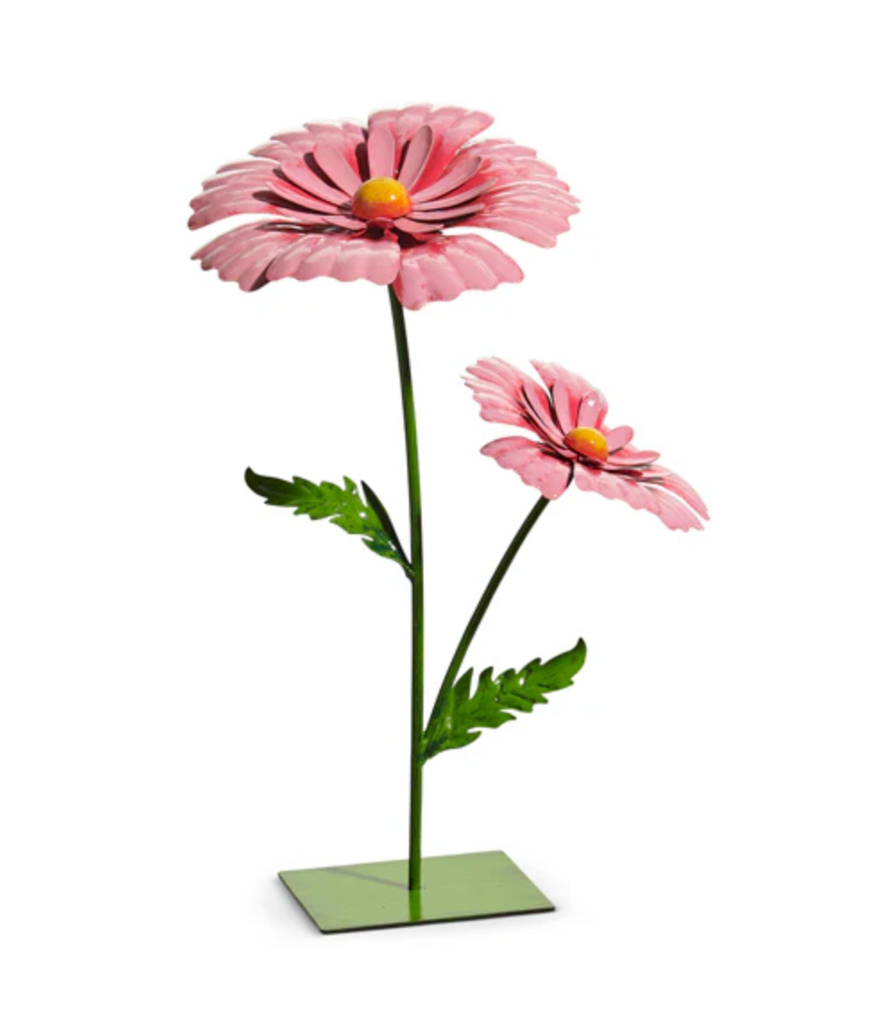 Pink Cosmo Metal Decor