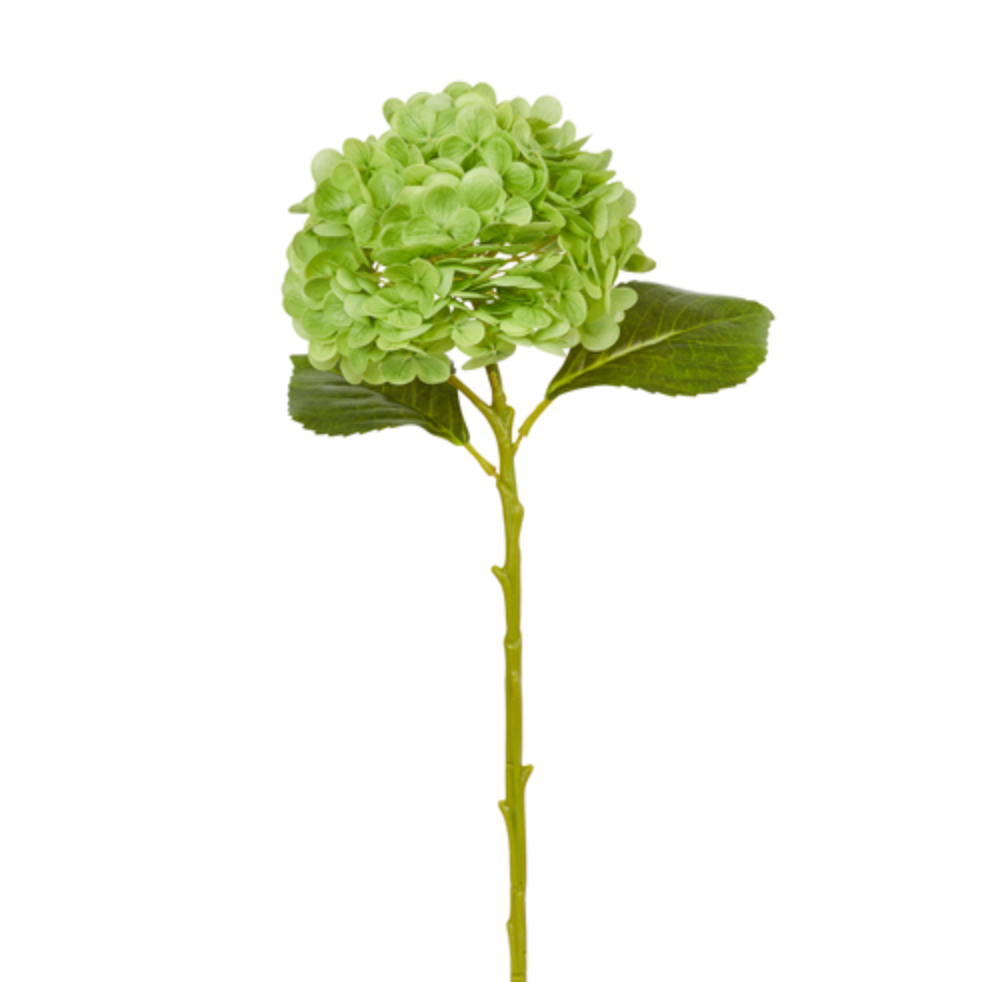 Real Touch Green Hydrangea Stem