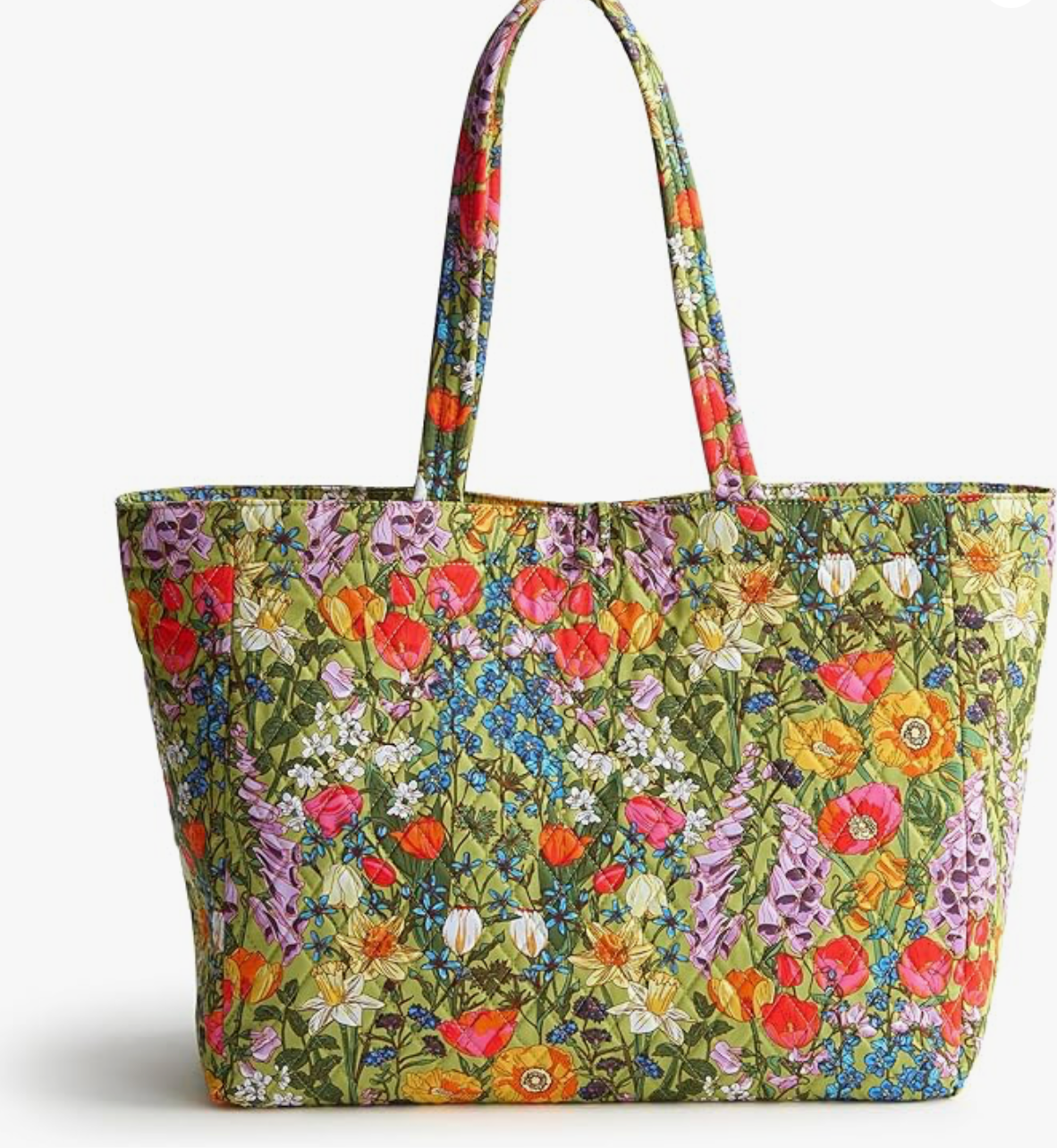 Vera Bradley Hathaway Tote: Meadow Bouquet