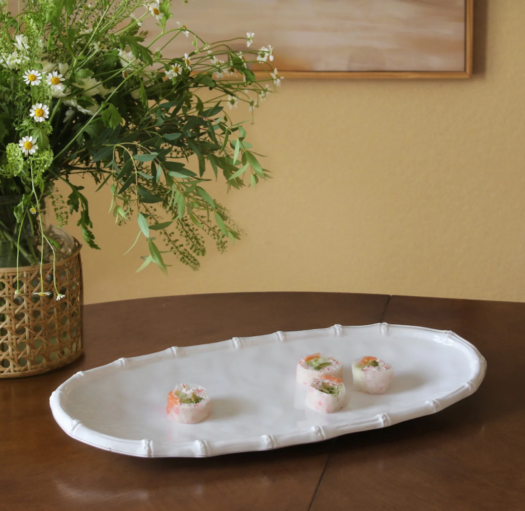 VIDA Bamboo Medium Oval Platter
