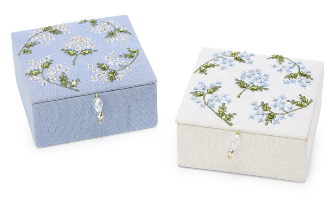 Hydrangea Small Jewelry Box