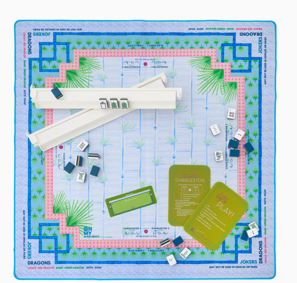 Palm Paradise Mahjong Mat