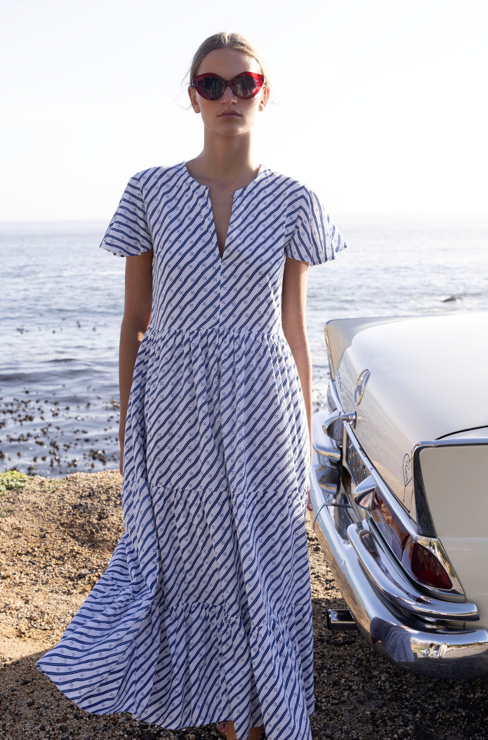 V-NECK MAXI- DIPSY NAVY