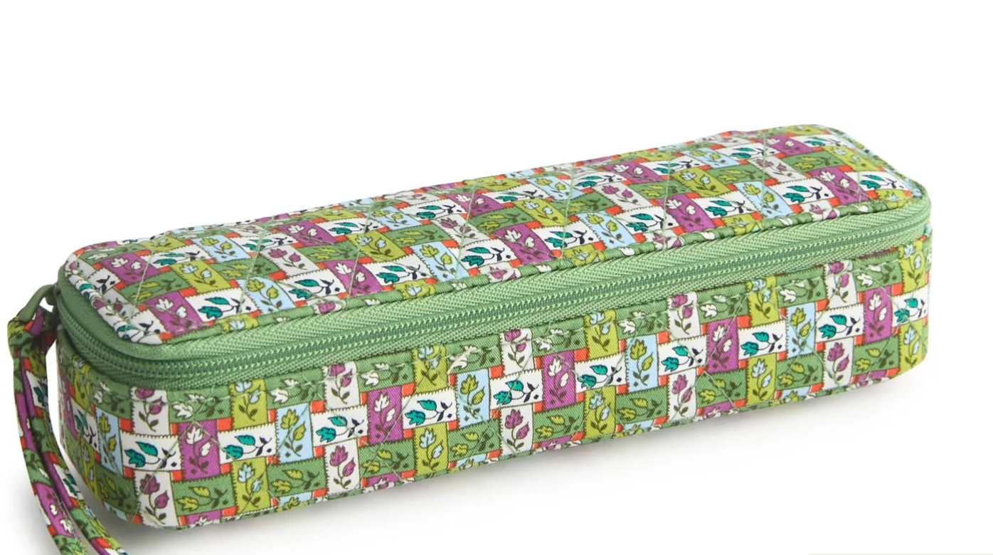 Travel Pill Case- Ribbon Plaid