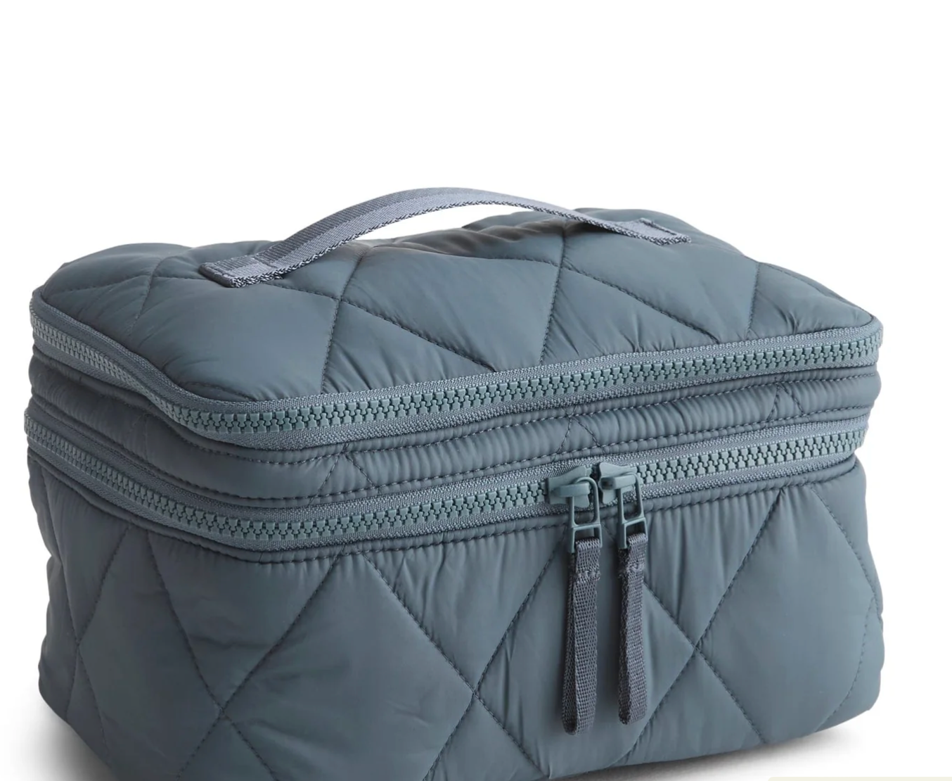 Brush Up Cosmetic Case- Dark Slate