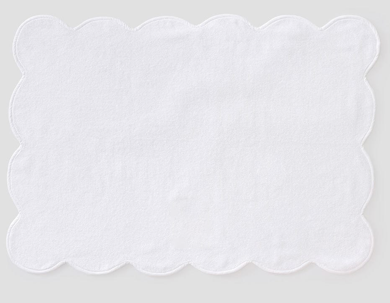 Weezie Scallop Bath Mat