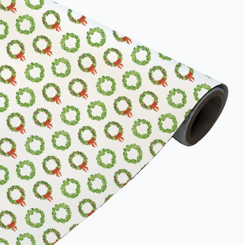WREATH REVERSIBLE WRAPPING PAPER