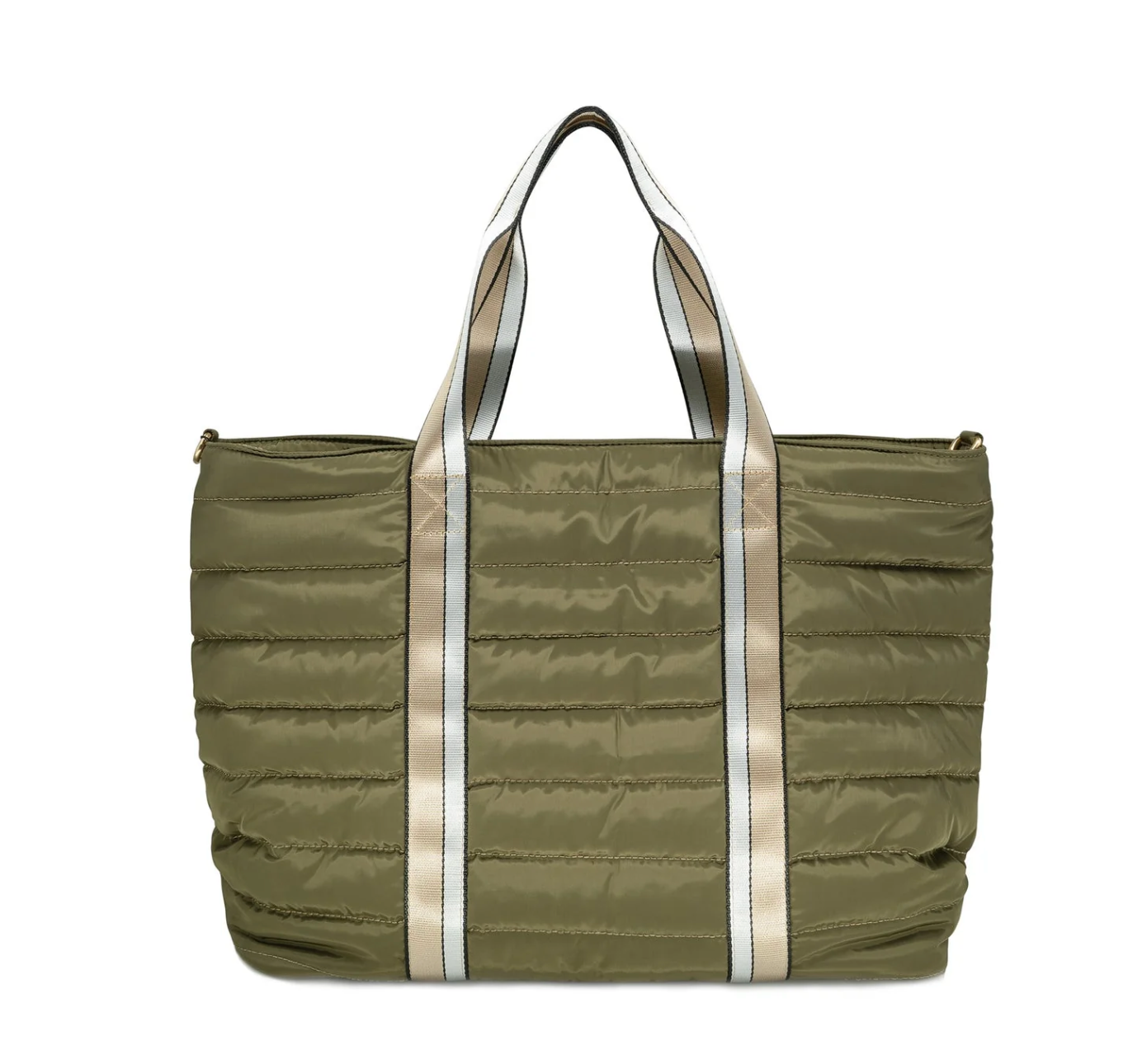 Olive Puffer Weekender