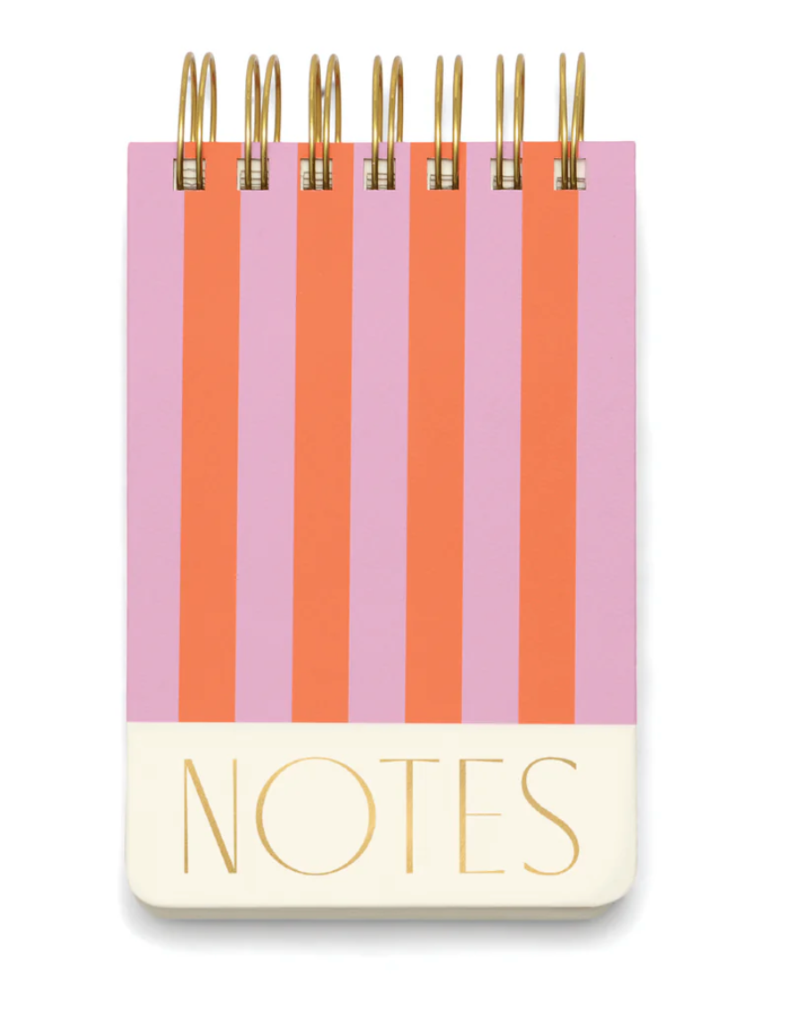 Twin Wire Chunky Notepad - Stripes