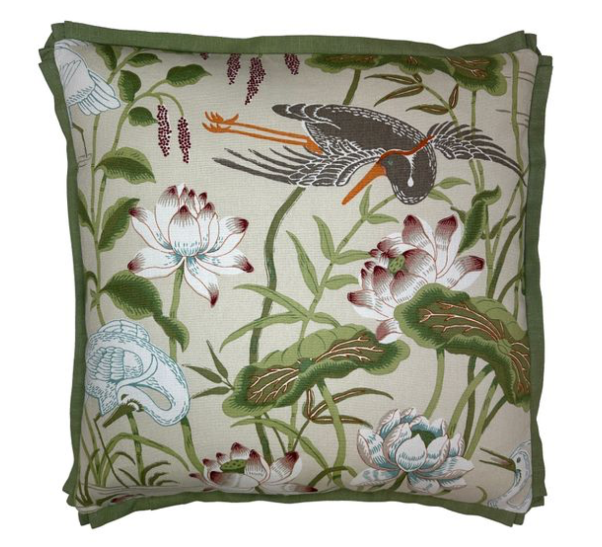 Schumacher Lotus Garden Parchment