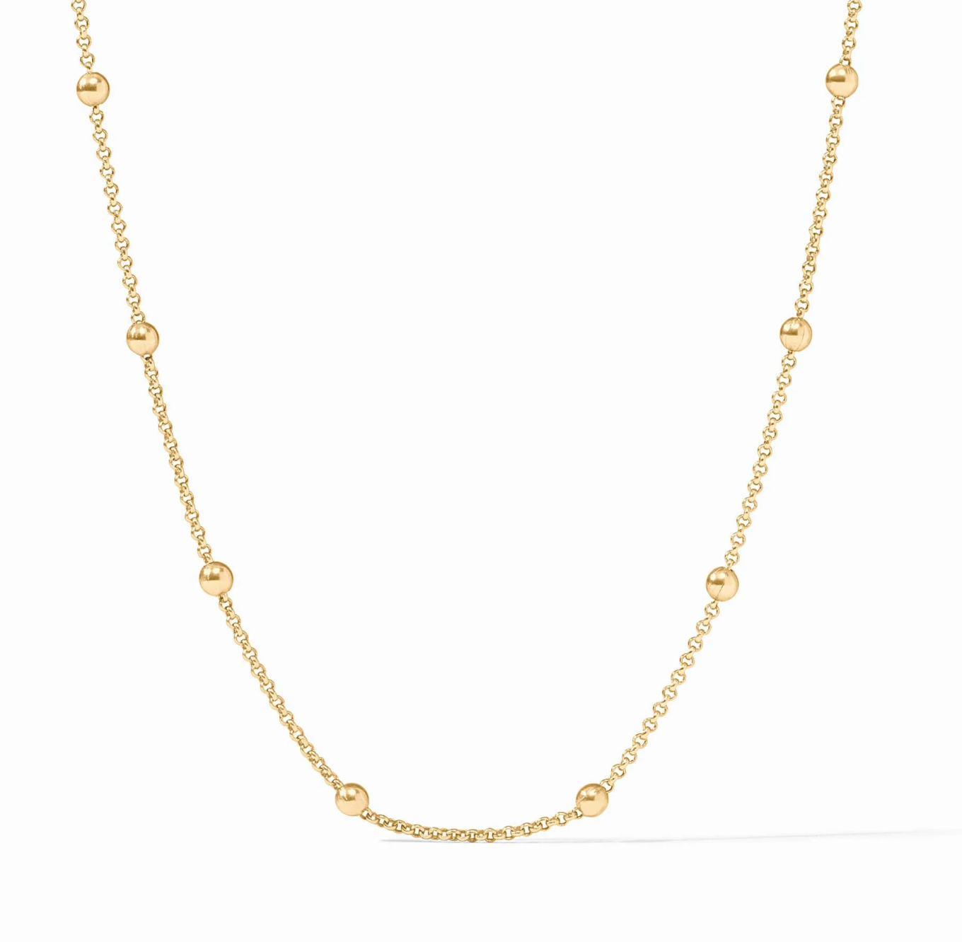 Solara Delicate Station Necklace- Gold