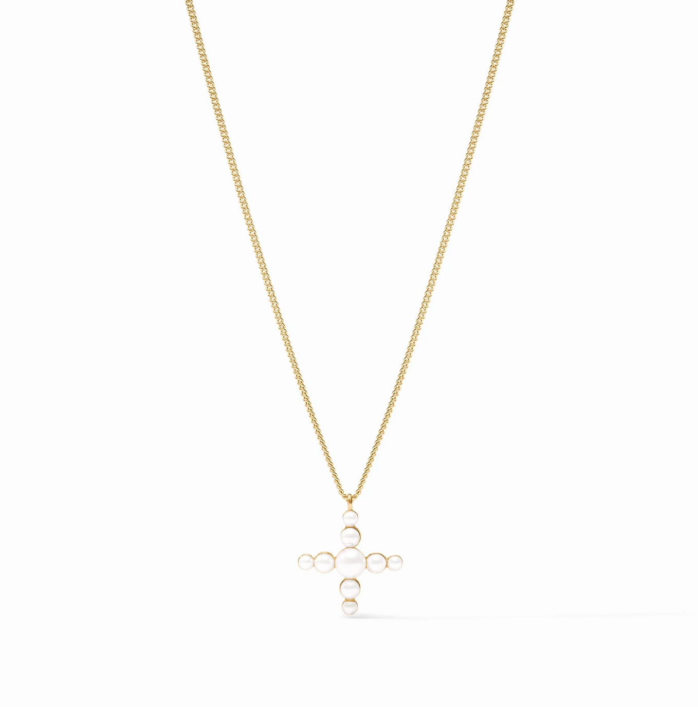 Gumdrop Cross Delicate Necklace