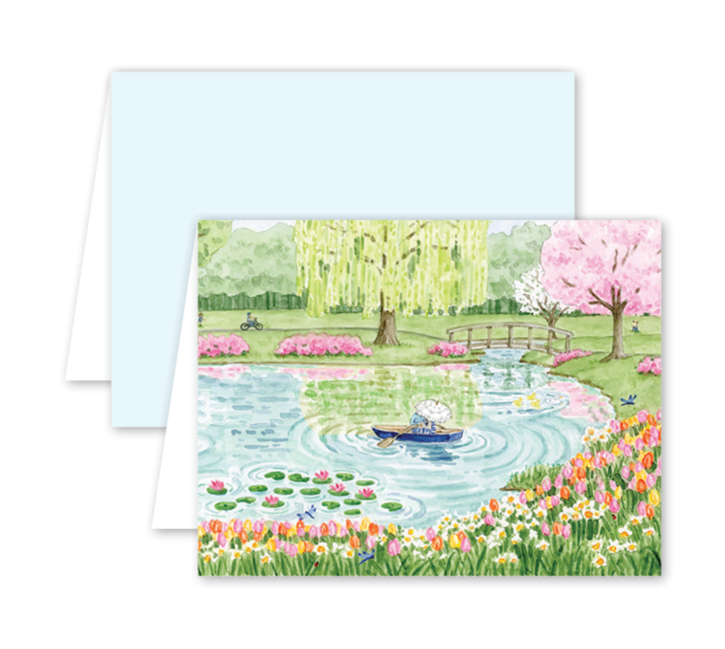 Garden Park- 8 Cards & Envelopes
