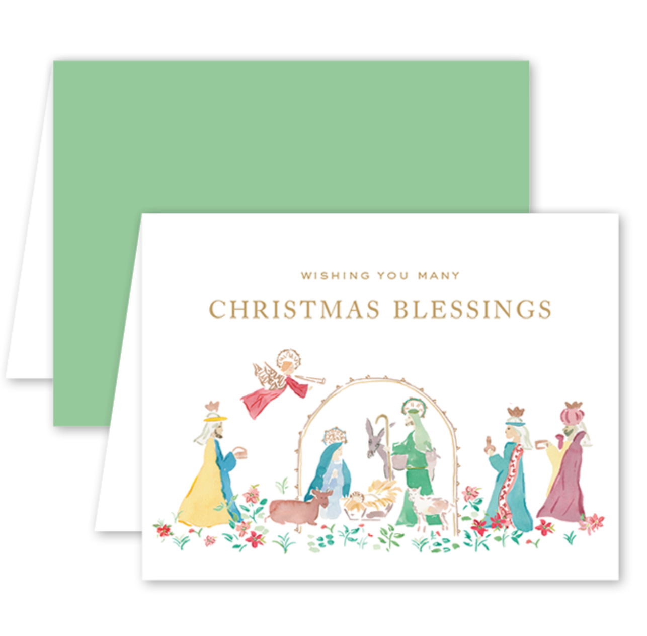Christmastide Bright- Boxed Set - 8 Cards & Envelopes