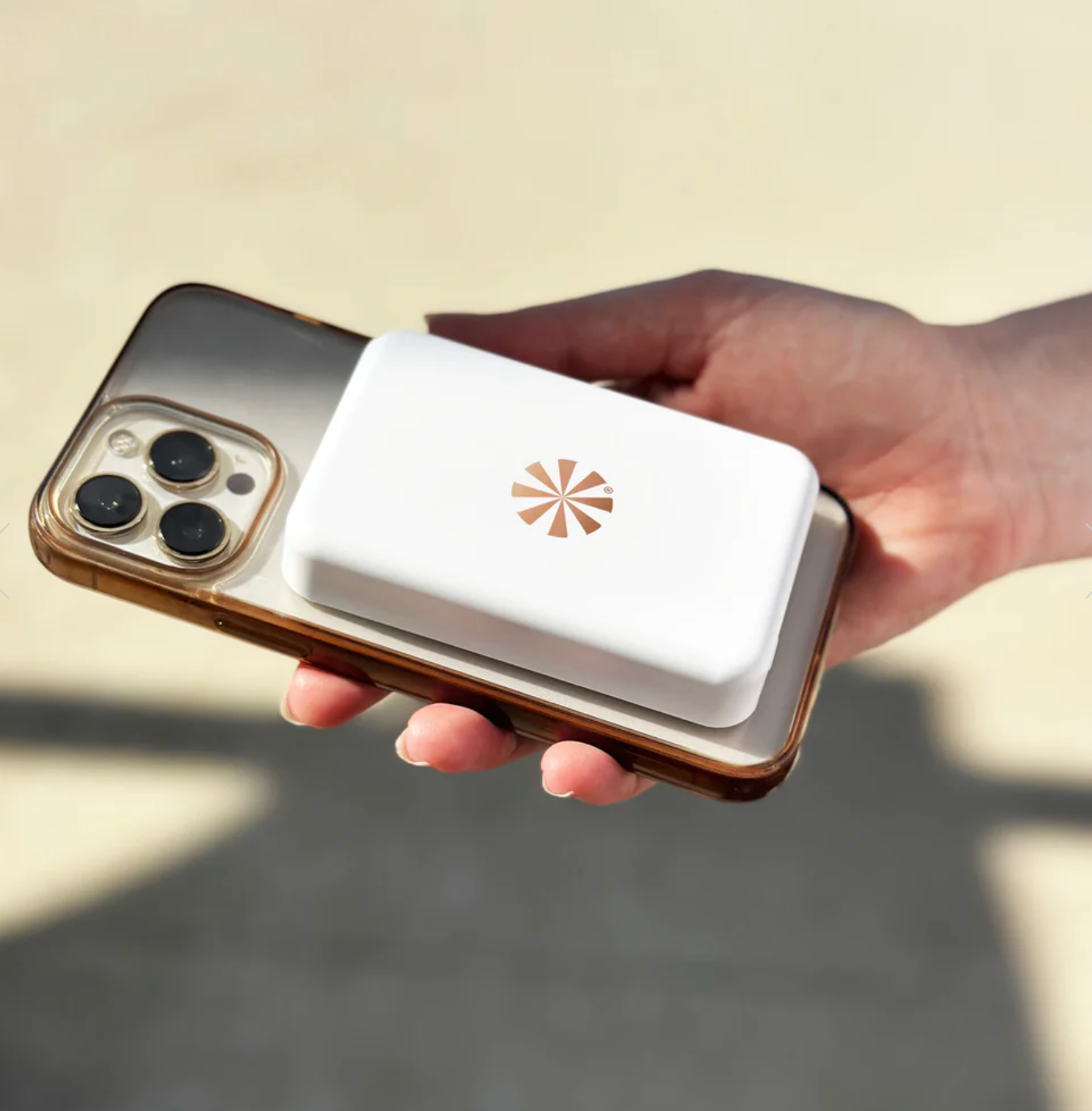 PIGGY BACK POWER MAGNETIC BATTERY : NATURAL