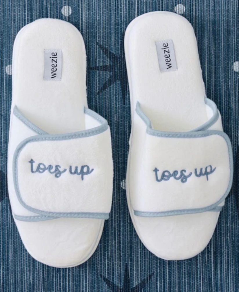 Adjustable Slippers- Blue