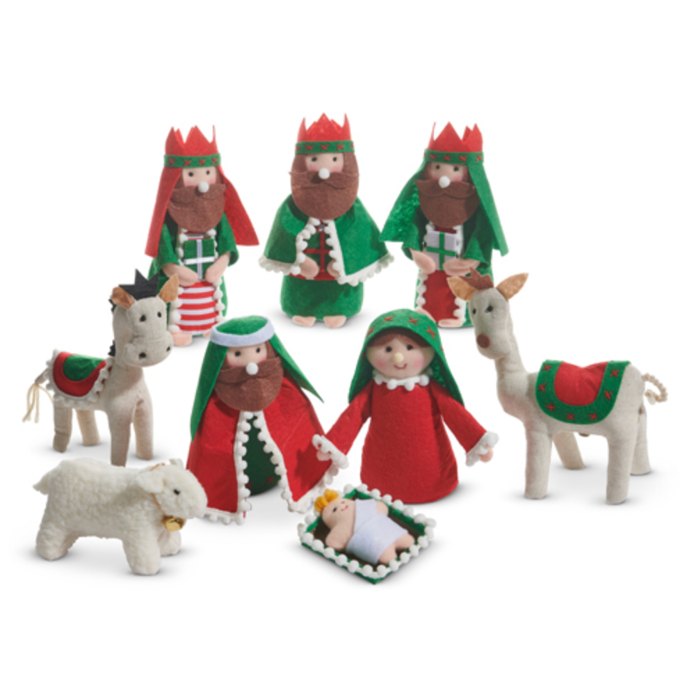 RED AND GREEN NATIVITY
