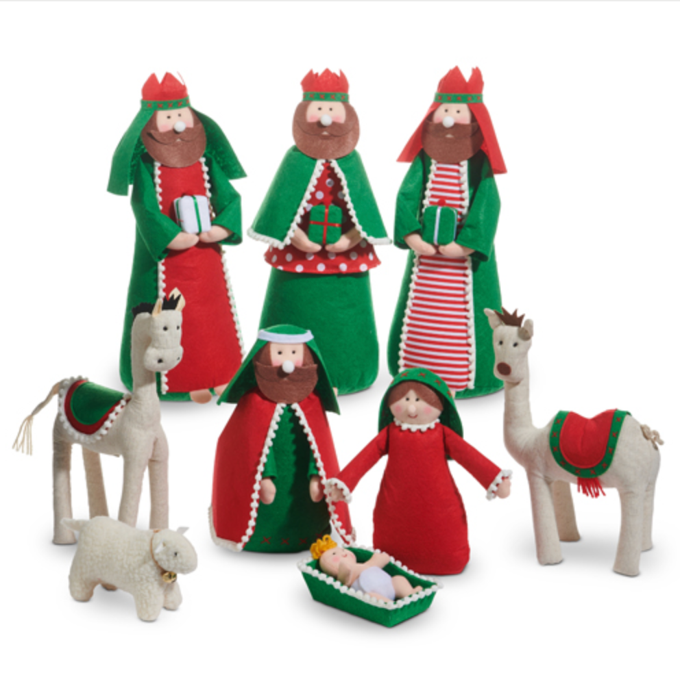RED AND GREEN NATIVITY