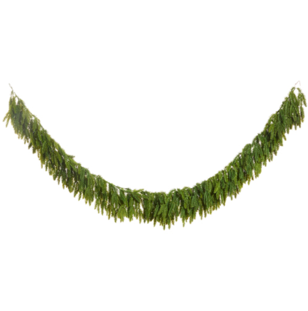GREEN HANGING GARLAND