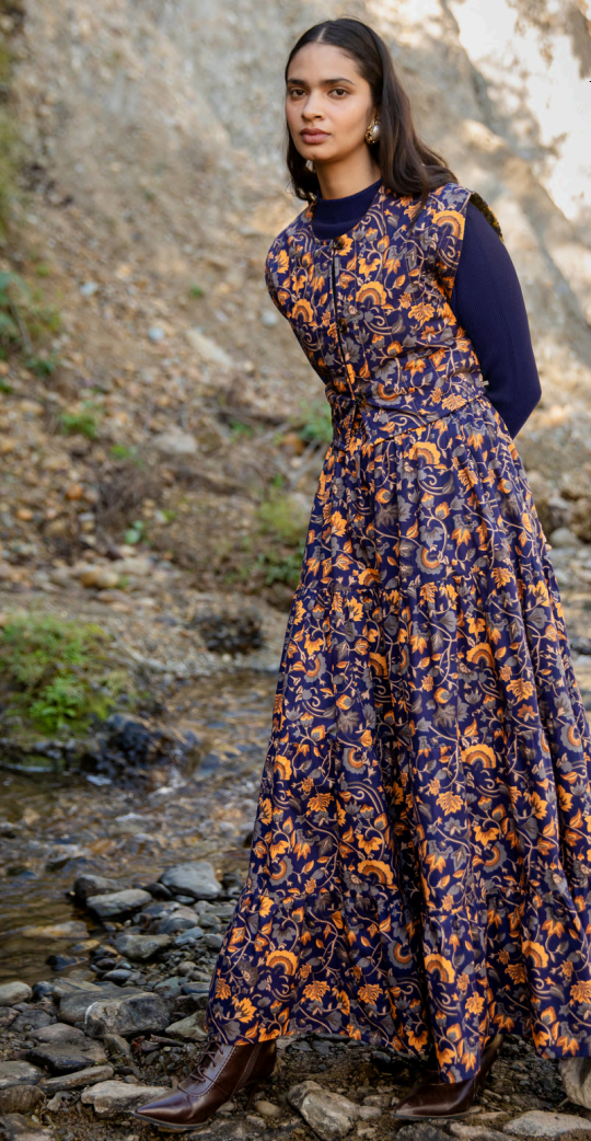 Gia Skirt Last Blooms Dusk