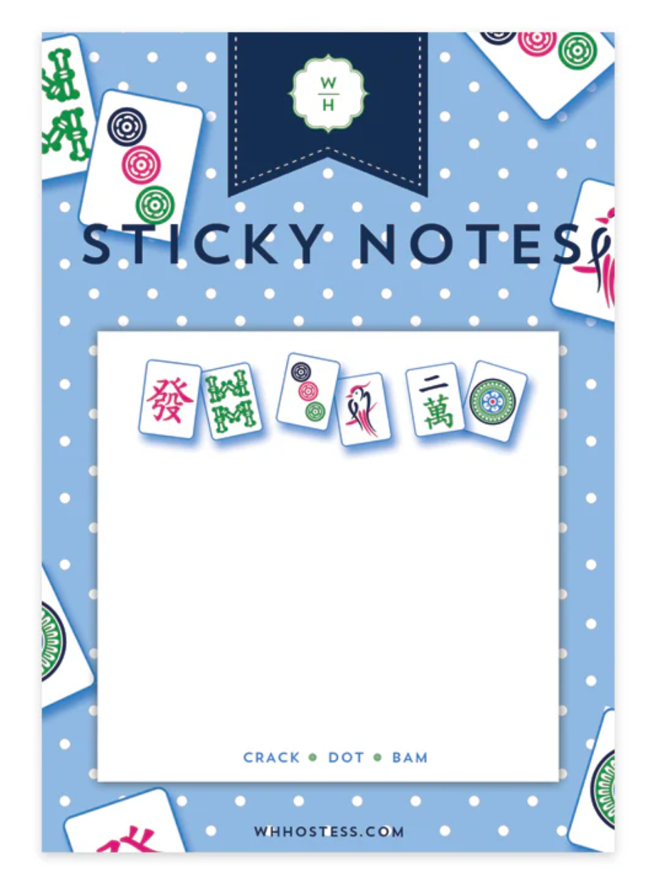 MAHJONG SINGLE STICKY NOTE