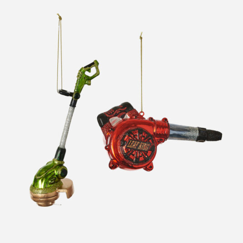 Leaf Blower & Weed Wacker Ornaments