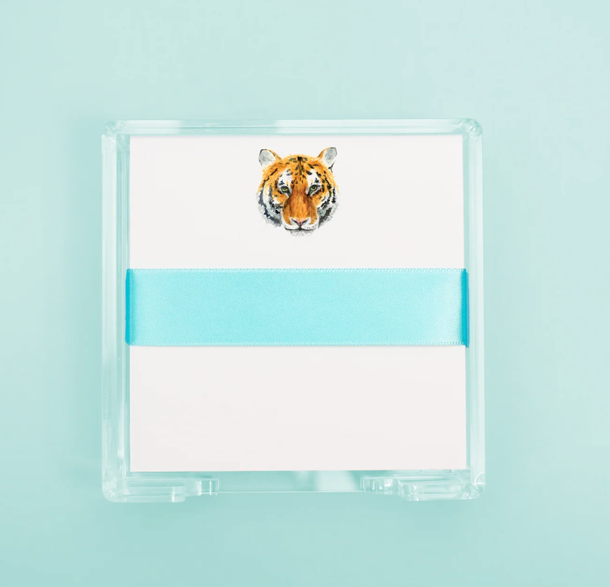 TIGER FACE SQUARE DESK SET
