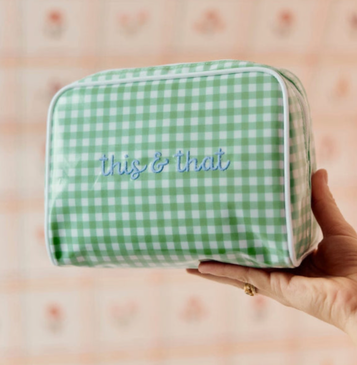 Small Patterned Toiletry Bag