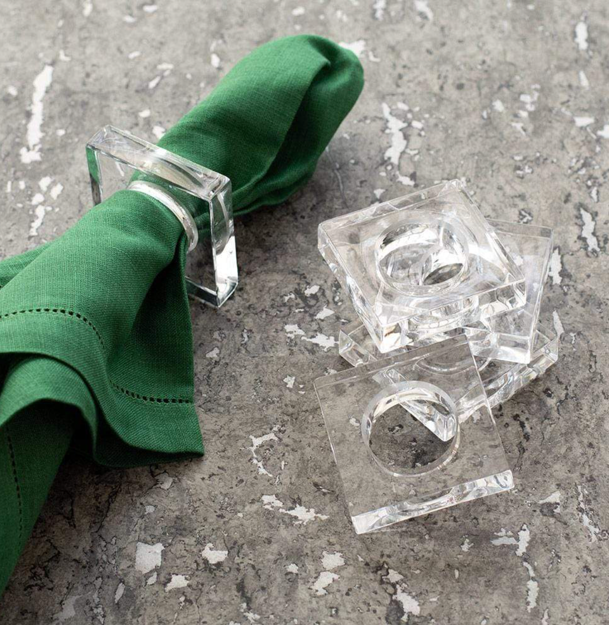 Acrylic Napkin Rings