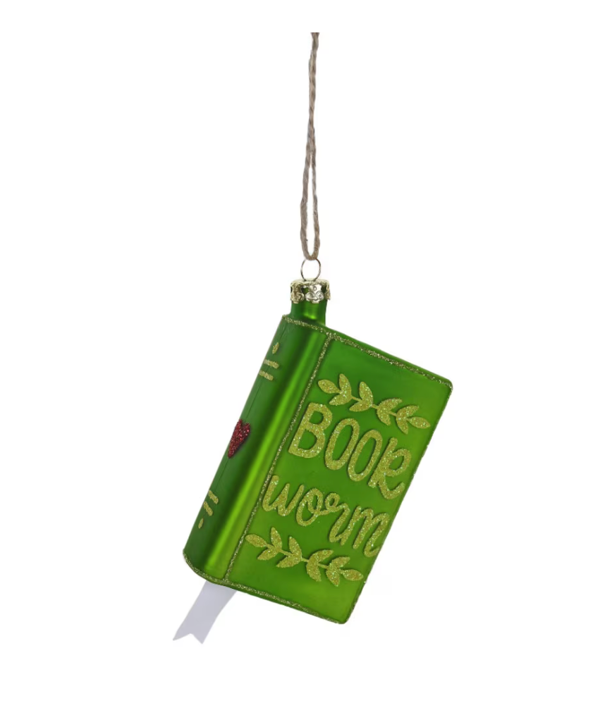 Book Worm ornament