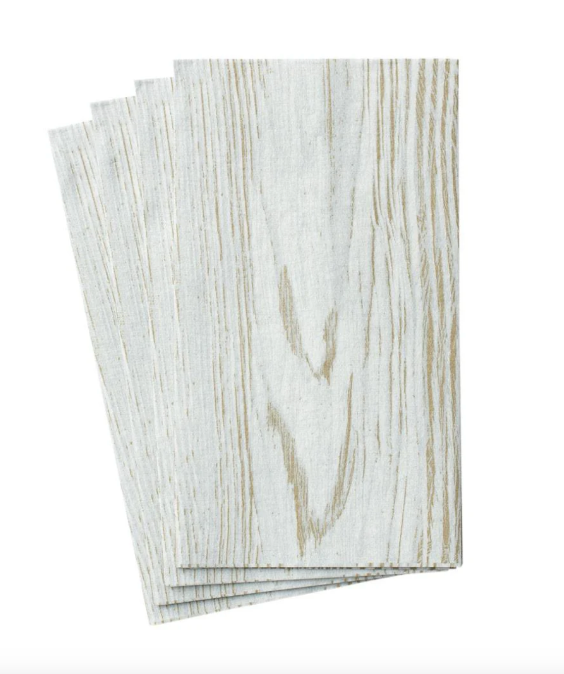 Faux Bois Birch Paper Linen Guest Towel Napkins